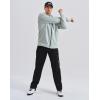 image:imageKSwiss Mens Full Zip Hoodie  Drawstring Hoodies Pullover Sweatshirts Casual Loose FitGrey