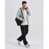 image:imageKSwiss Mens Full Zip Hoodie  Drawstring Hoodies Pullover Sweatshirts Casual Loose FitGrey