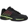 image:imageKSwiss Mens Hypercourt Express 2 HB  Clay Court Tennis ShoeBlackSoft Neon GreenNeon Lava