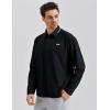 image:imageKSwiss Mens Long Sleeve Polo Shirts  Golf Tennis Dry Fit Performance Moisture Wicking Casual CollaredBlack