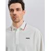 image:imageKSwiss Mens Long Sleeve Polo Shirts  Golf Tennis Dry Fit Performance Moisture Wicking Casual CollaredWhite