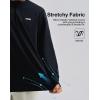 image:imageKSwiss Mens Quarter Zip Pullover  Mock Neck Sweatshirt Golf Casual Long Sleeve ShirtBlackBlack