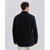 image:imageKSwiss Mens Quarter Zip Pullover  Mock Neck Sweatshirt Golf Casual Long Sleeve ShirtBlackBlack