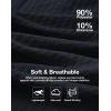 image:imageKSwiss Mens Quarter Zip Pullover  Mock Neck Sweatshirt Golf Casual Long Sleeve ShirtBlackBlack
