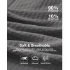 image:imageKSwiss Mens Quarter Zip Pullover  Mock Neck Sweatshirt Golf Casual Long Sleeve ShirtBlackGrey