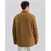image:imageKSwiss Mens Quarter Zip Pullover  Mock Neck Sweatshirt Golf Casual Long Sleeve ShirtGreenBrown
