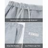 image:imageKSwiss Mens Sweatpants with Pockets  Casual Pants with Drawstring Open Bottom Lightweight amp Breathable Lounge PantsLight Grey
