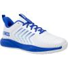 image:imageKSwiss Mens Ultrashot Light Pickleball Tennis Shoe  Lightweight Court Shoes Lateral Movement Stable SupportBwhiteDazzling BlueBaltic Sea