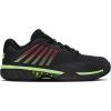 image:imageKSwiss Mens Hypercourt Express 2 HB  Clay Court Tennis ShoeBlackSoft Neon GreenNeon Lava