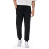 image:imageKSwiss Mens Sweatpants with Pockets  Lightweight amp Breathable Joggers for Men Cuffed Track Pants for Casual LoungeBlack