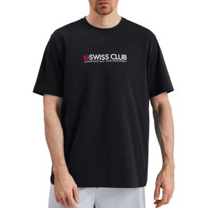 image:imageKSwiss Mens Classic Sportswear TShirtUltra Soft Short Sleeve Crewneck TShirts with Graphic for Tennis Golf Gym CasualBlack