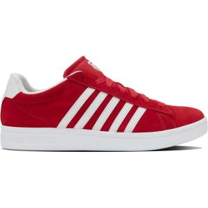 image:imageKSwiss Mens Court Tiebreak II Suede SneakerMars RedWhite