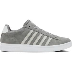 image:imageKSwiss Mens Court Tiebreak II Suede SneakerUltimate GreyLight Grey
