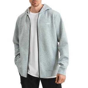image:imageKSwiss Mens Full Zip Hoodie  Drawstring Hoodies Pullover Sweatshirts Casual Loose FitGrey
