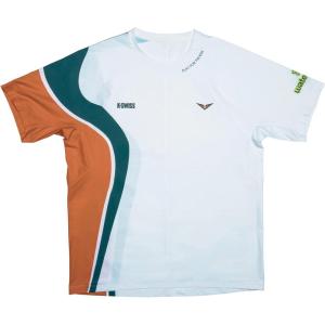 image:imageKSwiss Mens Rublev Motion Free Miami ShirtWhiteStargazerOrange