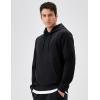 image:imageKSwiss Heritage Mens Hoodies  Pullover Long Sleeve Sweatshirt Casual Club Hooded for Gym WorkoutBlack