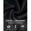 image:imageKSwiss Heritage Mens Hoodies  Pullover Long Sleeve Sweatshirt Casual Club Hooded for Gym WorkoutBlack