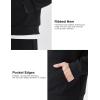 image:imageKSwiss Heritage Mens Hoodies  Pullover Long Sleeve Sweatshirt Casual Club Hooded for Gym WorkoutBlack