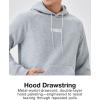 image:imageKSwiss Heritage Mens Hoodies  Pullover Long Sleeve Sweatshirt Casual Club Hooded for Gym WorkoutLight Grey