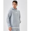 image:imageKSwiss Heritage Mens Hoodies  Pullover Long Sleeve Sweatshirt Casual Club Hooded for Gym WorkoutLight Grey