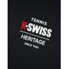 image:imageKSwiss Heritage Mens Silky Tech TShirt Soft Crewneck TShirts with EcoEmbossed Graphic for Sport Work CasualBlack