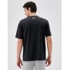 image:imageKSwiss Heritage Mens Silky Tech TShirt Soft Crewneck TShirts with EcoEmbossed Graphic for Sport Work CasualBlack