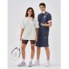 image:imageKSwiss Heritage Mens Silky Tech TShirt Soft Crewneck TShirts with EcoEmbossed Graphic for Sport Work CasualWhite