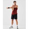 image:imageKSwiss Mens Athletic Running Shorts  Lightweight Breathable Workout Shorts Sports Gym Basketball 7BlackBlack