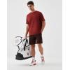 image:imageKSwiss Mens Athletic Running Shorts  Lightweight Breathable Workout Shorts Sports Gym Basketball 7BrownBrown