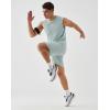image:imageKSwiss Mens Athletic Running Shorts  Lightweight Breathable Workout Shorts Sports Gym Basketball 7GreyMint Grey