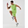 image:imageKSwiss Mens Athletic Running Shorts  Lightweight Breathable Workout Shorts Sports Gym Basketball 7Neon Green
