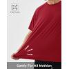 image:imageKSwiss Mens Athletic Workout TShirts  DryAero Performance Lightweight Quick Dry Shirts Tops for Tennis Running GymRedBlack