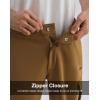image:imageKSwiss Mens Cargo Pants  Relaxed Fit Tapered Pants Sweatpants with Pockets for Casual OutdoorGreenBrown