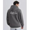image:imageKSwiss Mens Hoodies  Pullover Long Sleeve Sweatshirt Casual Club Hooded for Gym WorkoutGrey