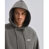 image:imageKSwiss Mens Hoodies  Pullover Long Sleeve Sweatshirt Casual Club Hooded for Gym WorkoutGrey
