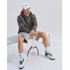 image:imageKSwiss Mens Hoodies  Pullover Long Sleeve Sweatshirt Casual Club Hooded for Gym WorkoutGrey