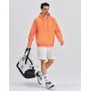 image:imageKSwiss Mens Hoodies  Pullover Long Sleeve Sweatshirt Casual Club Hooded for Gym WorkoutOrange