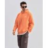 image:imageKSwiss Mens Hoodies  Pullover Long Sleeve Sweatshirt Casual Club Hooded for Gym WorkoutOrange