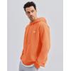 image:imageKSwiss Mens Hoodies  Pullover Long Sleeve Sweatshirt Casual Club Hooded for Gym WorkoutOrange