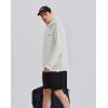 image:imageKSwiss Mens Hoodies  Pullover Long Sleeve Sweatshirt Casual Club Hooded for Gym WorkoutWhite