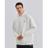 image:imageKSwiss Mens Hoodies  Pullover Long Sleeve Sweatshirt Casual Club Hooded for Gym WorkoutWhite