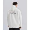 image:imageKSwiss Mens Hoodies  Pullover Long Sleeve Sweatshirt Casual Club Hooded for Gym WorkoutWhite