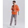 image:imageKSwiss Mens Knit Polo Shirts  Long Sleeve Polo Sweaters Shirt Classic Collared Button Casual Work GolfOrange