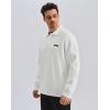 image:imageKSwiss Mens Knit Polo Shirts  Long Sleeve Polo Sweaters Shirt Classic Collared Button Casual Work GolfWhite