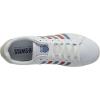 image:imageKSwiss Mens Lowtop SneakersWhiteBlue HorizonRed ClayAntique White