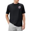 image:imageKSwiss Heritage Mens Silky Tech TShirt Soft Crewneck TShirts with EcoEmbossed Graphic for Sport Work CasualBlack