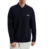 image:imageKSwiss Mens Knit Polo Shirts  Long Sleeve Polo Sweaters Shirt Classic Collared Button Casual Work GolfBlack