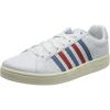 image:imageKSwiss Mens Lowtop SneakersWhiteBlue HorizonRed ClayAntique White