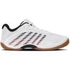 image:imageKSwiss Womens Bigshot Light 4 Tennis ShoeWhiteBlackHigh Risk Red