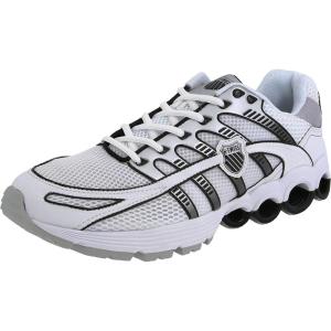 image:imageKSWISS Mens Super Tubes Run 50 Running ShoeWhiteBlackSilver